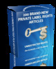 Thumbnail 200 PLR (Private Label Rights) Articles
